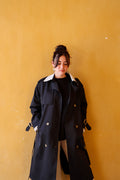 TRENCH LONG NOIR