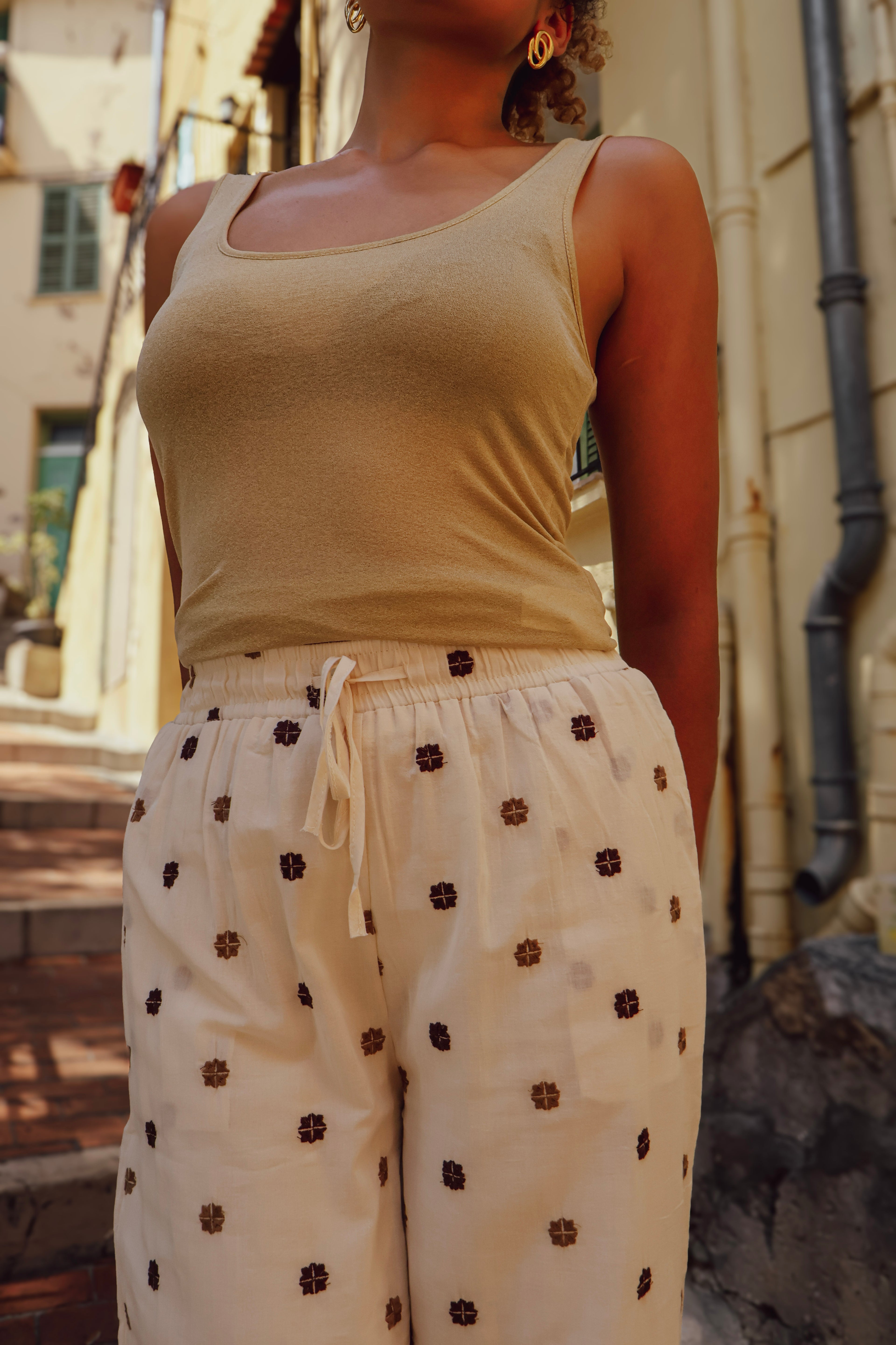 PANTALON COTON LOSANGE