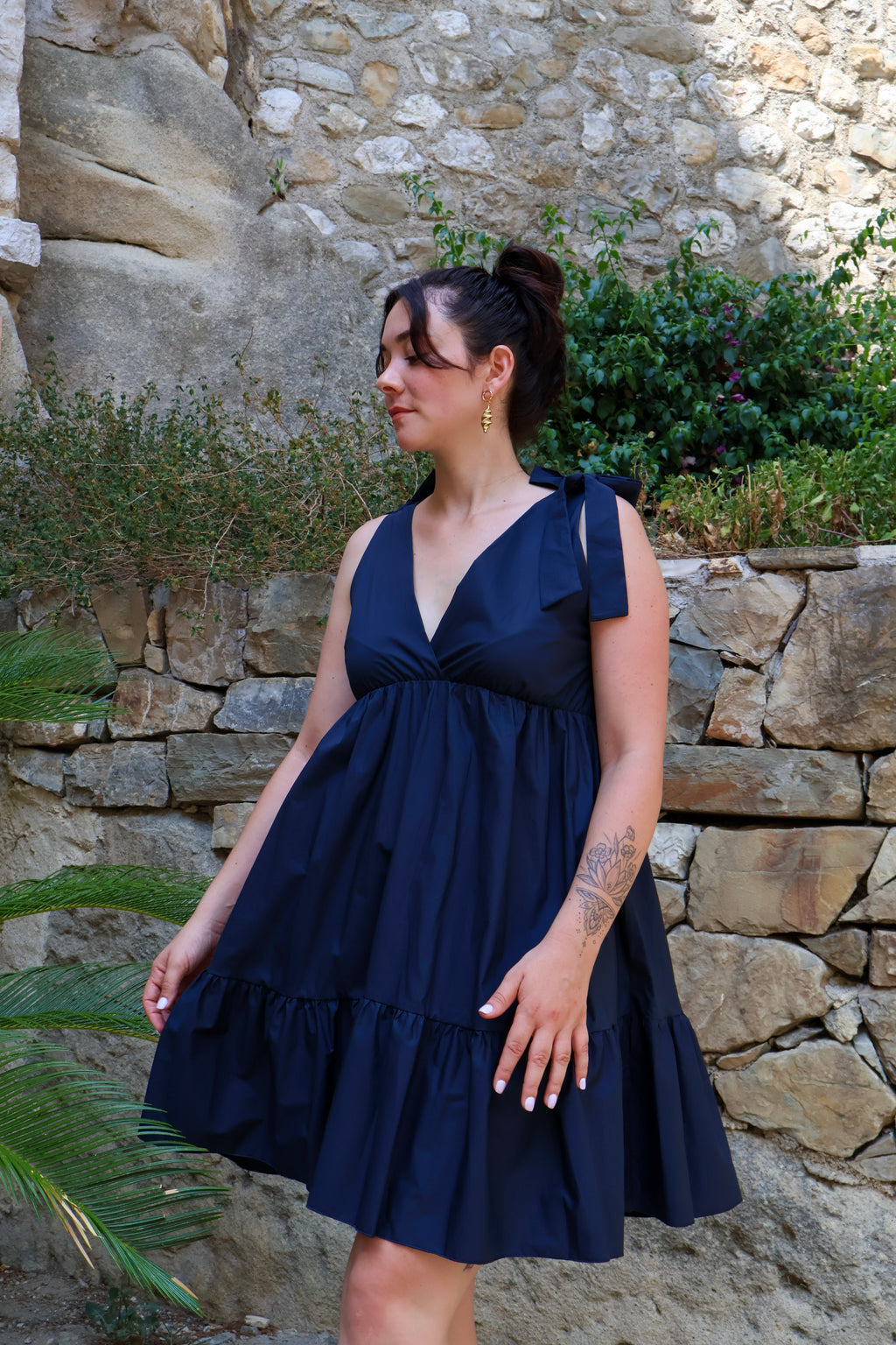 ROBE COURTE NOEUD