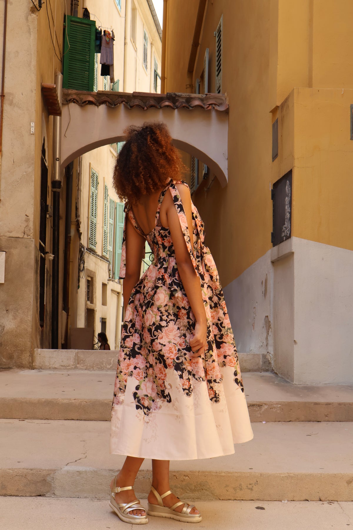ROBE EN ORGANZA PIN-UP