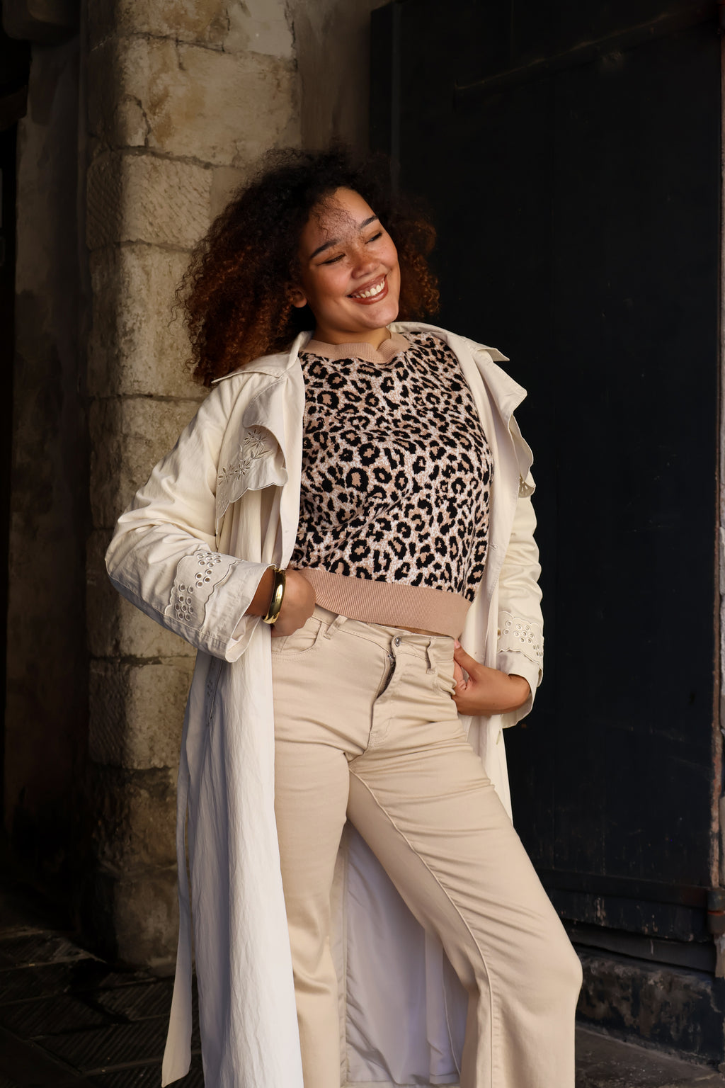PULL  LEOPARD EN VISCOSE