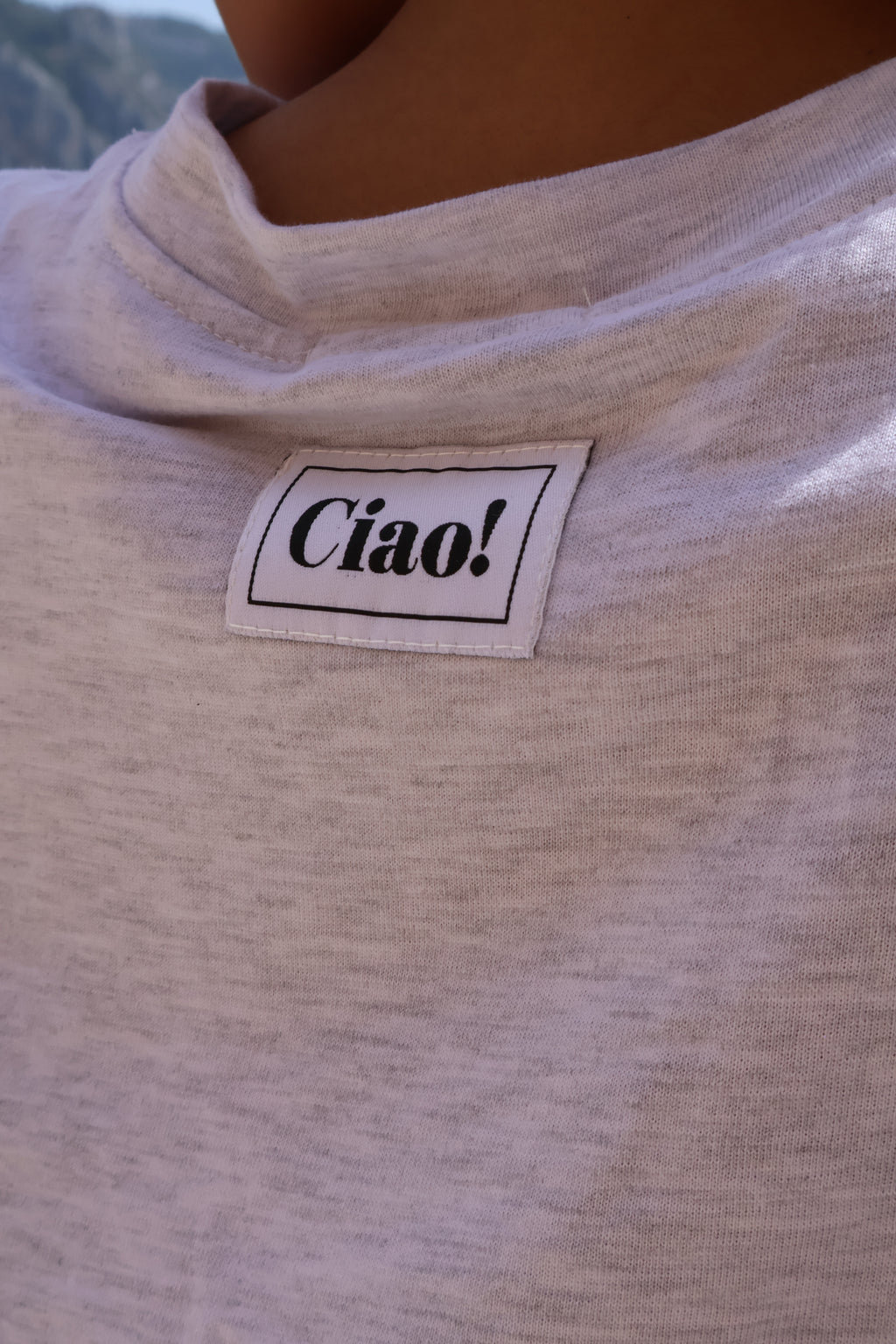TEE SHIRT OVERSIZE GRIS