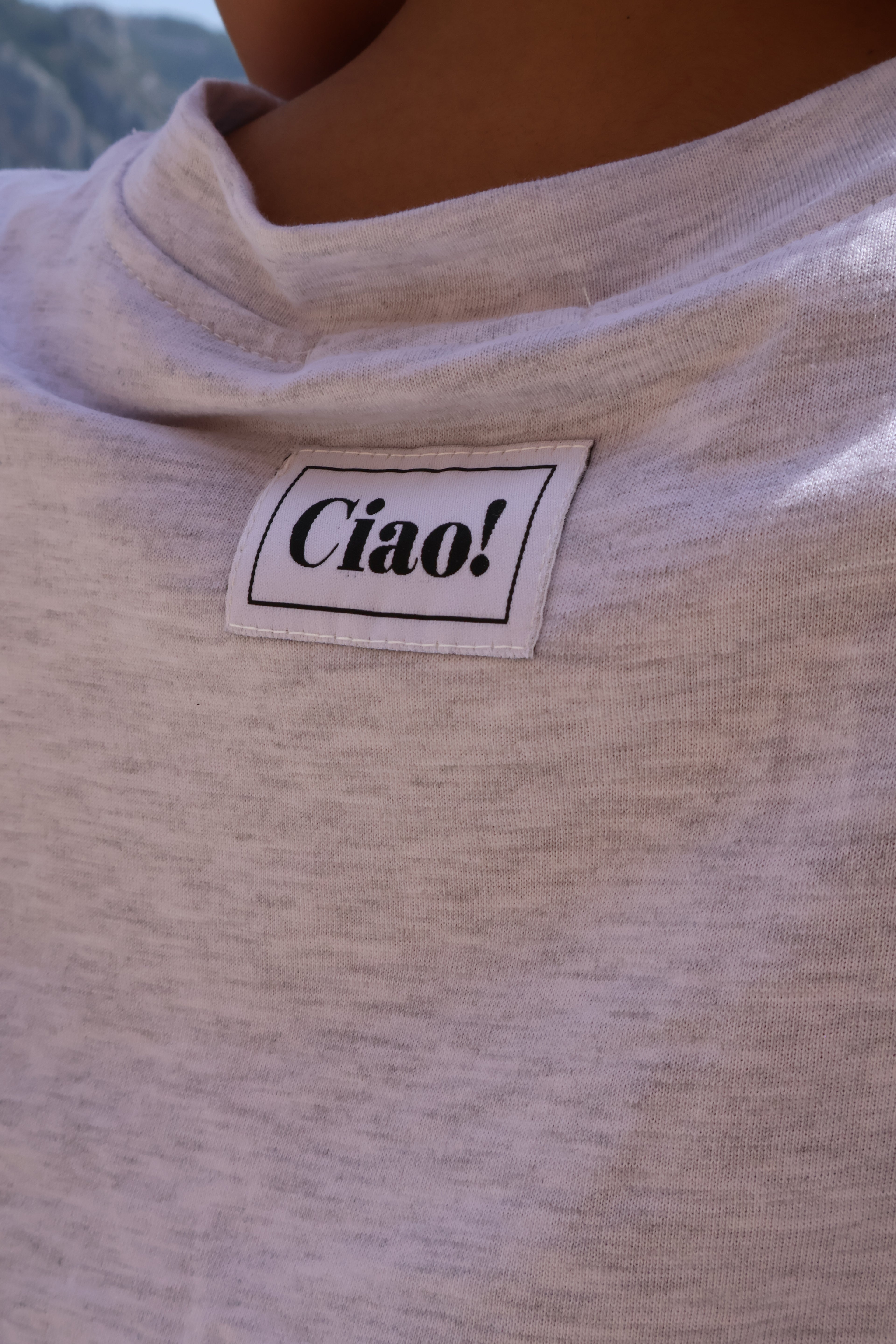 TEE SHIRT OVERSIZE GRIS