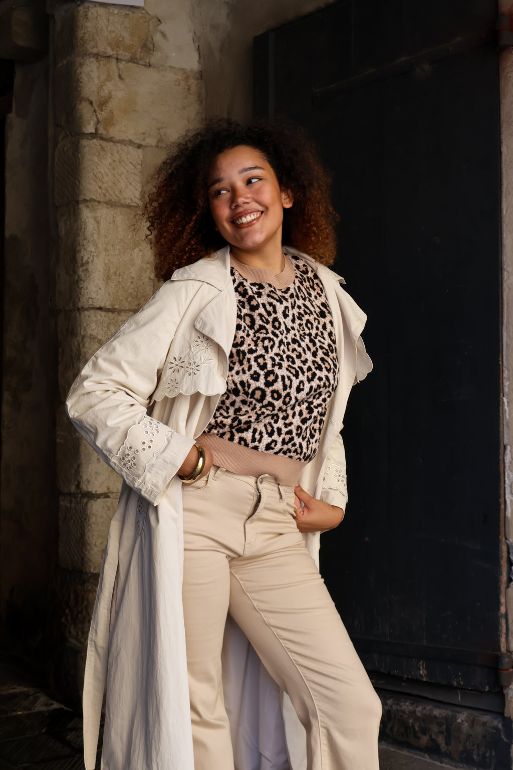 PULL  LEOPARD EN VISCOSE