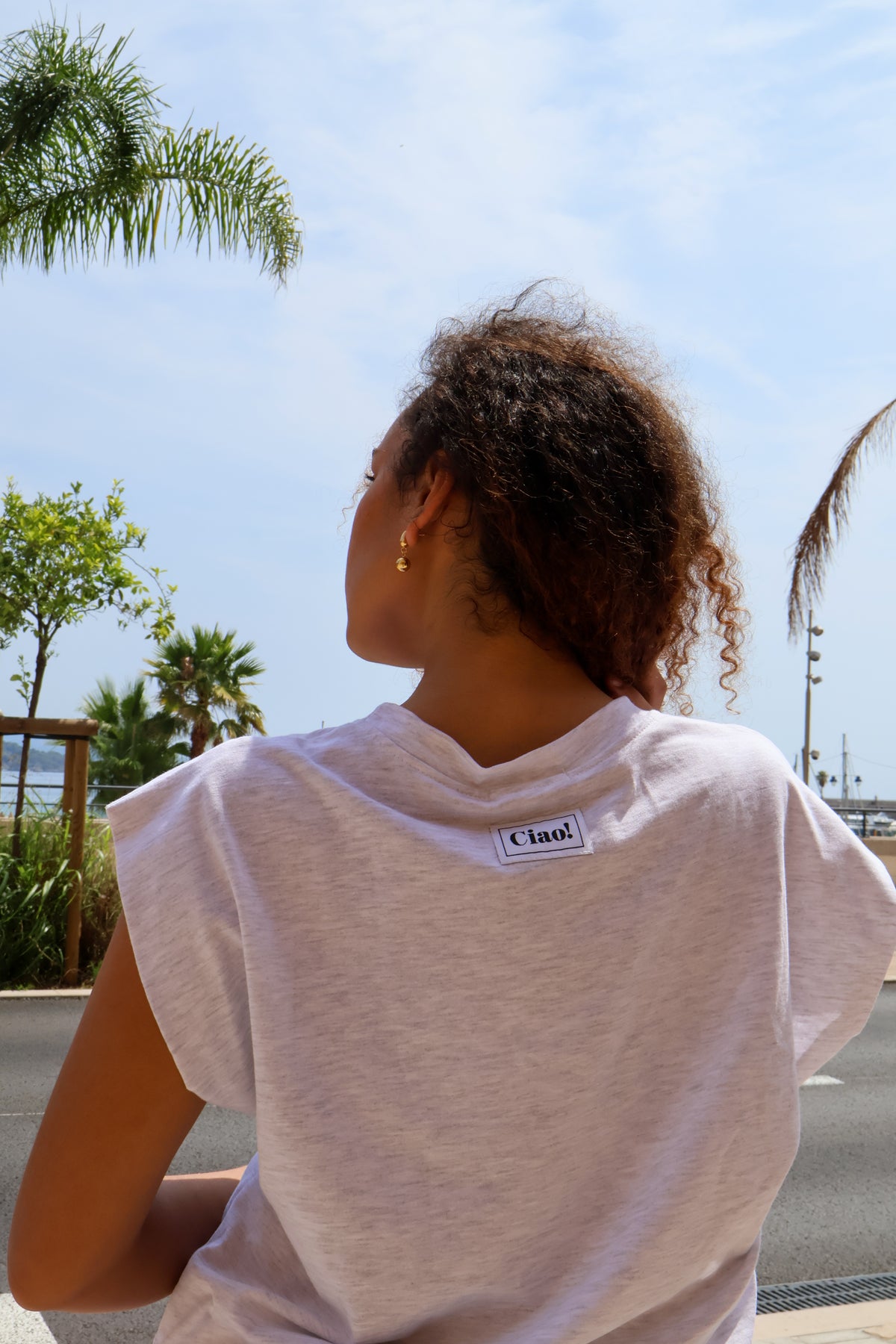 TEE SHIRT OVERSIZE GRIS