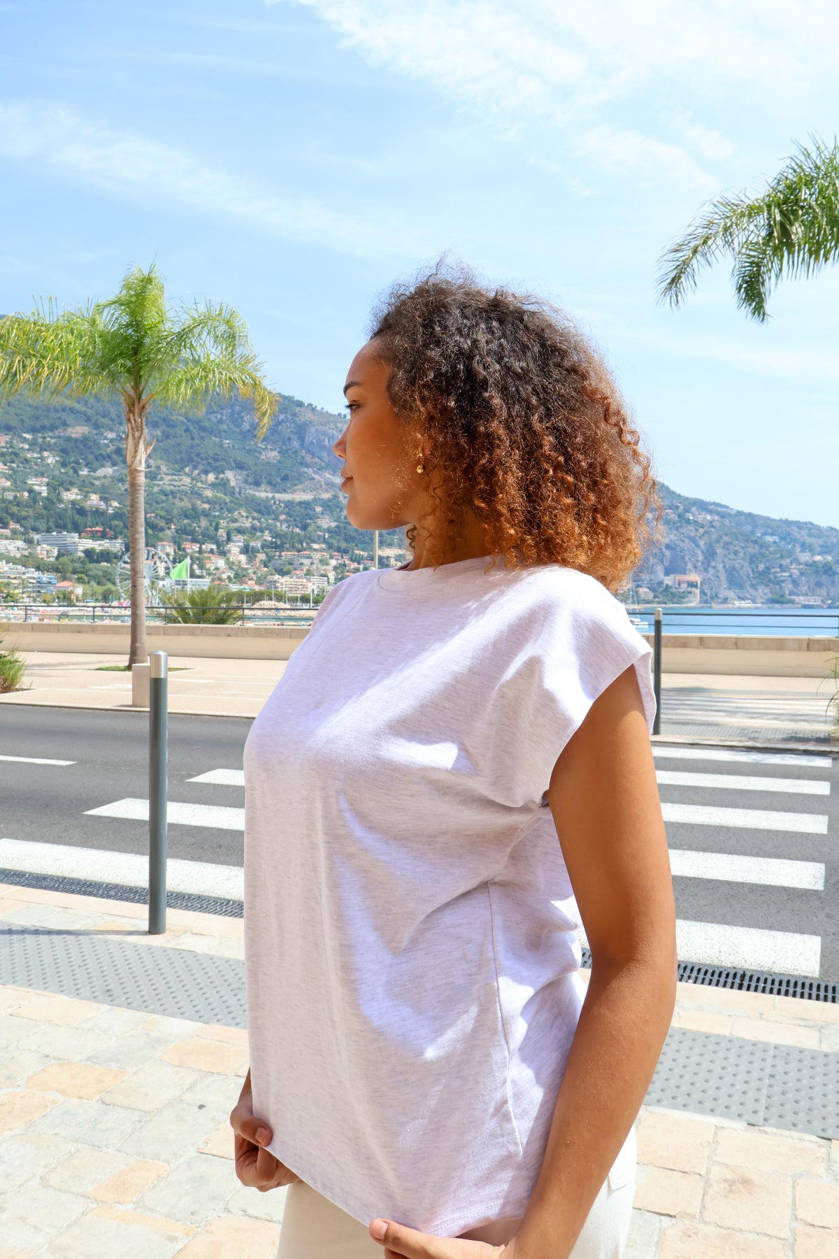 TEE SHIRT OVERSIZE GRIS