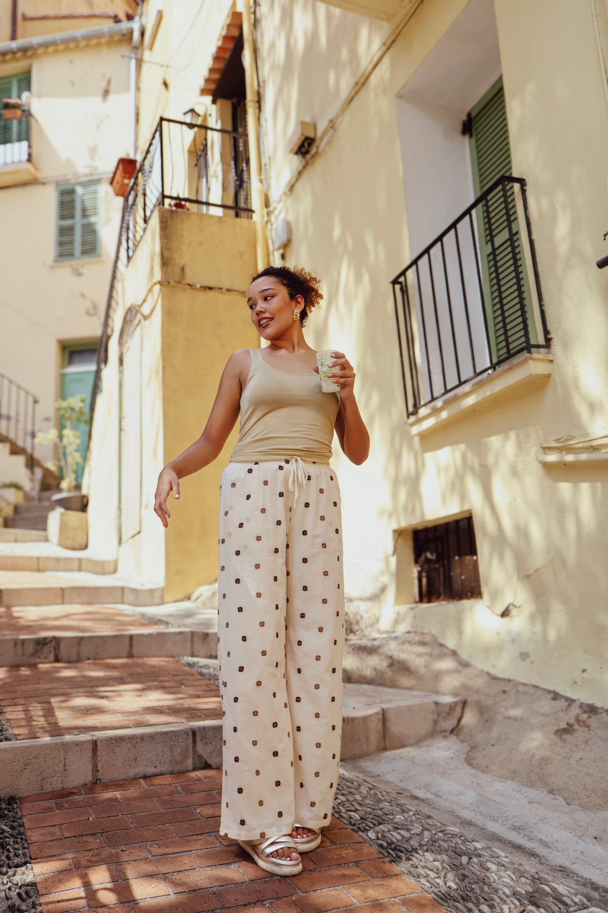 PANTALON COTON LOSANGE