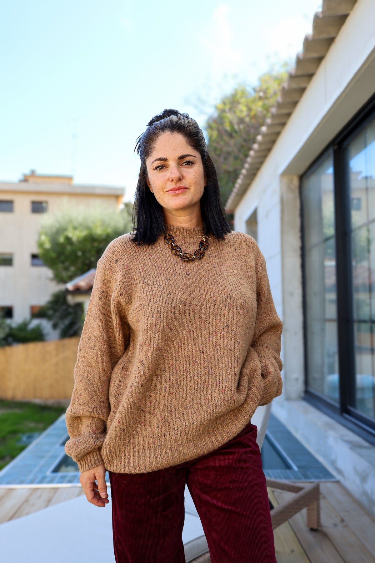 PULL LARGE EN ALPAGA TAILLE UNIQUE