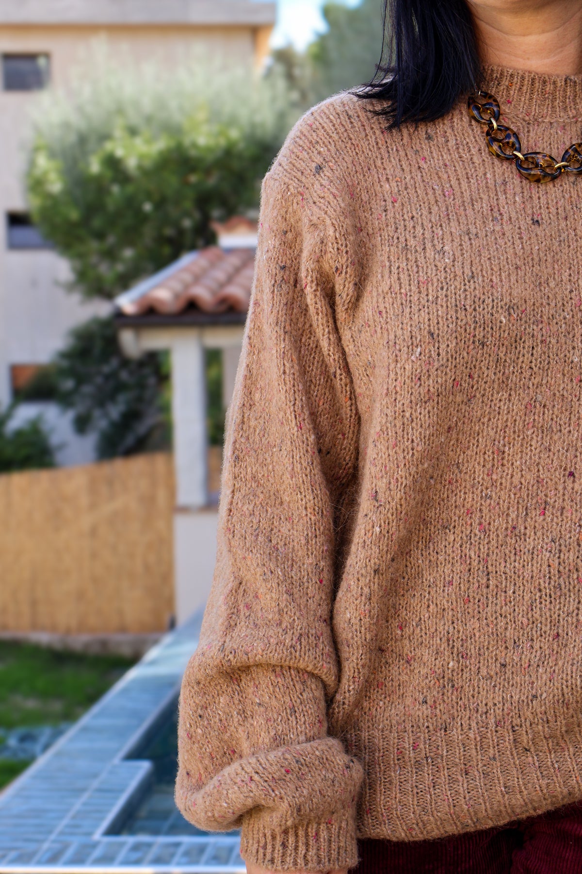 PULL LARGE EN ALPAGA TAILLE UNIQUE