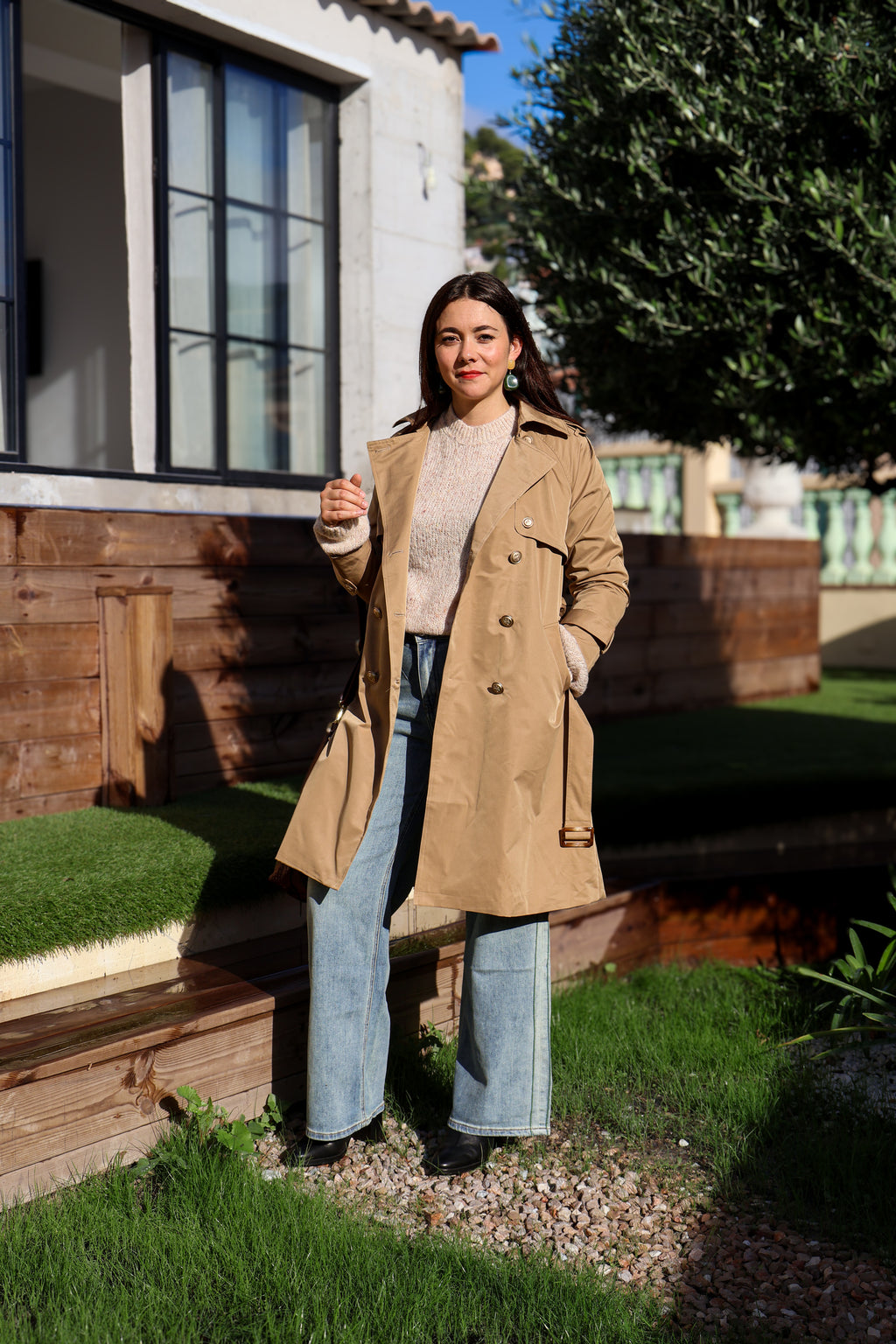TRENCH MI LONG IMPERMEABLE